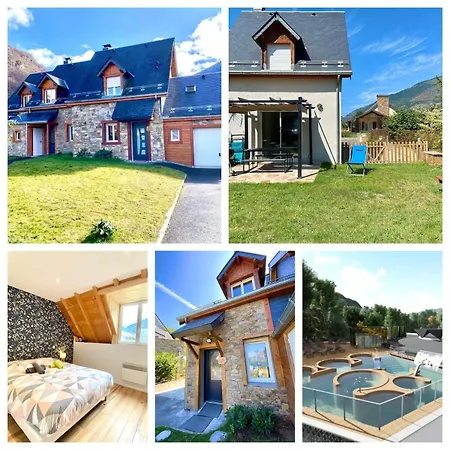 Bleu Luchon Proche Thermes 3ch Terrasse Bbq Pkg 7p Chalet *