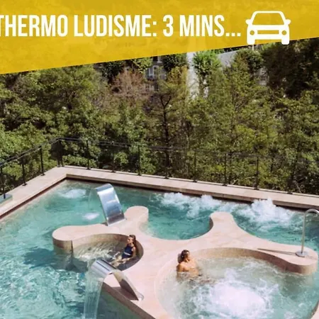 Bleu Luchon Proche Thermes 3ch Terrasse Bbq Pkg 7p Chalet